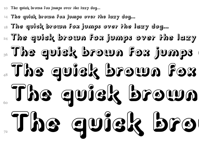 K22 Lucifer No. 1 font waterfall